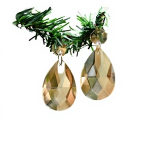 Clear Glass Christmas Ornaments - Product Image 1