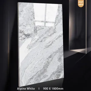 import silver white tile polished glazed porcelain floor tiles from china for bathroom