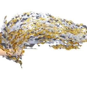 Liyu Twisted Leaf Hanging <b>Ceiling</b> Decor <b>Light</b> 1x1x1m LED Hotel Guesthouse Chandelier Pendant Lighting - Product Image 5