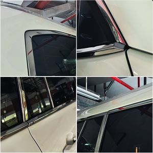 Tira embellecedora decorativa cromada para ventana de puerta negra, accesorios personalizados para coche al por mayor, para <span class=keywords><strong>Honda</strong></span> Vezel, RU 2021-2025 - Product Image 5