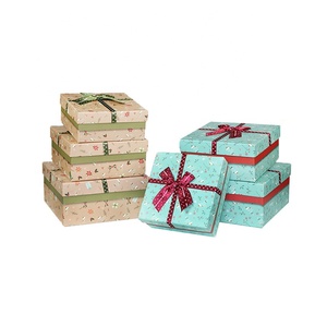 Coffret cadeau de noël Emballage Cadeau Boîte <span class=keywords><strong>Trois</strong></span> Pièces - Product Image 1