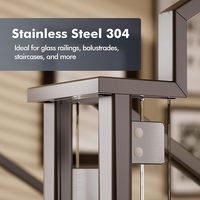 Pièces de quincaillerie OEM ODM en gros pour usine : Serre-verre de précision en acier inoxydable sur mesure pour piscine, balcon, escalier, villa