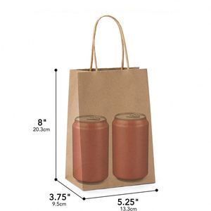 <b>Gift</b> <b>Small</b> Paper Bags with Handles Bulks for <b>Small</b> Business Sturdy Kraft Paper Retail Shopping Party Birthday Paper Bags - Product Image 2