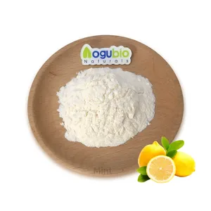 Aogubio supply Lemon bubuk pembekuan kering lemon buah/bubuk jus kualitas makanan bubuk Lemon kering beku