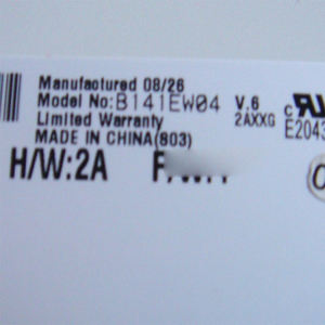 หน้าจอ LCD รุ่น B141EW04 V6 Superior Popular ขนาด 14.1 นิ้ว ความละเอียด 1280*800 TFT 60Hz - Product Image 3