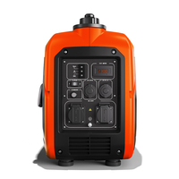 Generador Inverter Súper Silencioso de 2000W, 1.8kW Máx., Motor de Gasolina de 4 Tiempos Digital, para Bricolaje, Renovación del Hogar, Herramientas de Taller HN2000IN