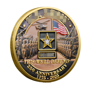 Памятная монета к 250-летию Корпуса морской пехоты США, сувенир, патриотический подарок, чеканка из железа с УФ-покрытием - Product Image 4