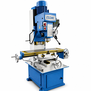 Fresatrice Universale ZX50C di Media Potenza ad Alta Precisione con Testa di Fresatura a Avanzamento Automatico e <span class=keywords><strong>DRO</strong></span> per Taglio Metalli - Product Image 2