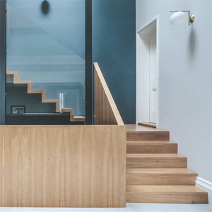 DAIYA <span class=keywords><strong>escalier</strong></span> en bois avec semelle en bois de hêtre en verre trempé - Product Image 2