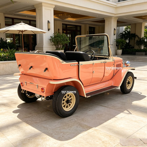 Voiture de tourisme électrique vintage ZOWN personnalisée avec peinture sur carrosserie, véhicule confortable pour passagers, idéale pour les zones d'exposition culturelle - Product Image 1