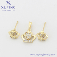 Bijoux xup en forme de cœur, joaillerie de luxe élégante, en forme de couronne, nouvelle collection, dubaï, 2022, S00105197