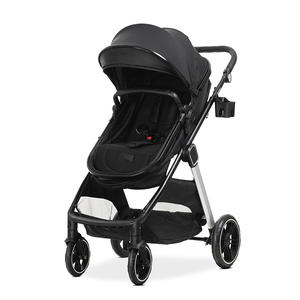Système de voyage de luxe pour bébé adapté de la <span class=keywords><strong>naissance</strong></span> à 3 ans poussette pour enfants avec tube de cadre en alliage d'aluminium - Product Image 1