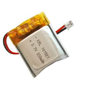 Baterai Lipo KRL 3.7V 800mAh 101840 Grade Customizable, Sel High Drain 18x40mm untuk Pesawat RC, 500 Siklus, Dapat Diisi Ulang, Pabrik OEM - Product Image 1