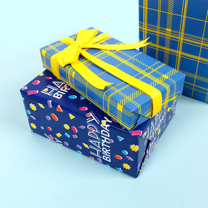 Usine en gros 80g Noël personnalisé luxe papier d'emballage cadeau 43*300cm papier d'emballage pour emballage - Product Image 2