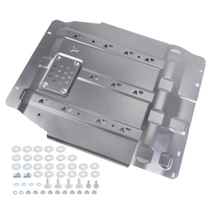 Ensemble de plaque de protection de transmission en acier avec protection anti-éclaboussures pour les modèles Ford F150 4WD 2.7L 3.5L 2015-2022 - Product Image 1