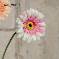 Penjualan Laris Dekorasi Dalam Ruangan Buatan Tangan Modern Bunga Gerbera Plastik 65cm Cabang Tunggal Alat Peraga Fotografi Dekorasi Bunga Tiruan