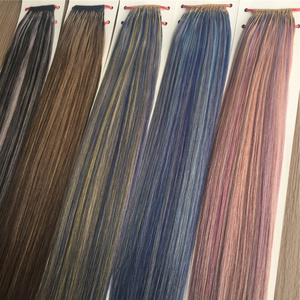 Slim intrecciare i <span class=keywords><strong>capelli</strong></span> della corea Twin double Tip Extensions Snap Extension Twins Cotton Double Row Thread In trama coreano annodato - Product Image 4