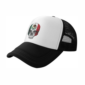 Thoáng Khí Unisex Tùy Chỉnh 5 Tấm Trucker Hat Thăng Hoa Mô Hình In Ấn Logo 5 Bảng Điều Chỉnh Mũ Bóng Chày Lưới Thể Thao Cap - Product Image 2