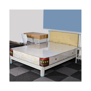 Vente en gros bon marché Cadre de <span class=keywords><strong>lit</strong></span> en métal pour lits jumeaux blancs Cadre en <span class=keywords><strong>fer</strong></span> <span class=keywords><strong>forgé</strong></span> <span class=keywords><strong>Lit</strong></span> en métal pour lits jumeaux - Product Image 4