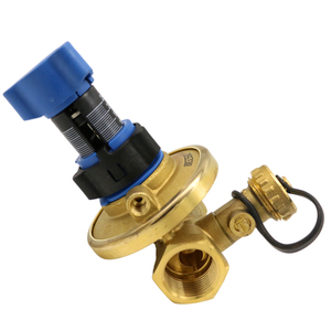 วาล์วควบคุมแรงดันทองเหลือง (DPCV) แบบแมนนวล ได้รับการรับรองมาตรฐาน CE สำหรับระบบน้ำร้อนและน้ำเย็นแบบกระจาย  มีบริการ OEM - Product Image 2