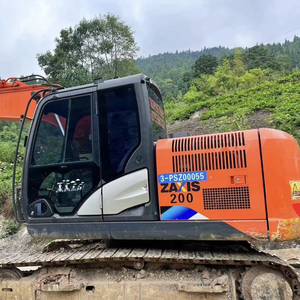 High Quality Good Performance Japan Used Hitachi ZX200 Excavator 2022 <b>Model</b> Isuzu Engine 0.8m Bucket Motor & PLC for Hot Sale - Product Image 2