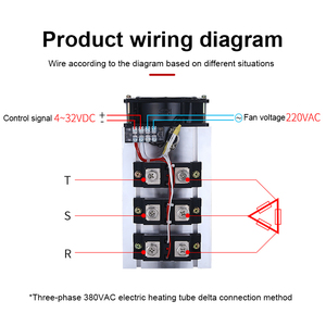 YHKJ Industrial Grade Solid State Relay Kit Three-phase Thyristor Module DC Control AC H3200ZE/H3150 - Product Image 5