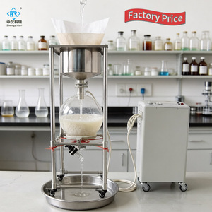 Nouveau filtre Nutsche en acier inoxydable pour laboratoire, <span class=keywords><strong>filtration</strong></span> sous vide, entonnoir <span class=keywords><strong>de</strong></span> Buchner en <span class=keywords><strong>verre</strong></span> borosilicaté haute performance GG3.3, pour solides et liquides industriels - Product Image 3