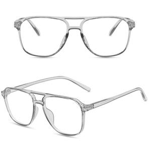 DL kacamata Anti cahaya biru <span class=keywords><strong>Pilot</strong></span> baru Kacamata jembatan ganda kacamata optik penerbangan bingkai 2023 - Product Image 6