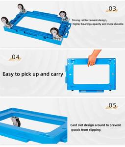 Boneka plastik untuk troli kandang lipat boneka plastik bergerak - Product Image 6