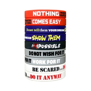 Bracelet en silicone personnalisé avec logo sportif en relief, résistant à l'eau, avec transfert thermique, bracelet promotionnel avec cadeaux personnalisés - Product Image 4