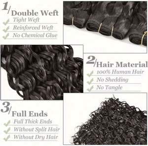 Extensiones de Cabello Virgen Brasileño Remy Amygirl 10A, 8-30 Pulgadas, Liso Sedoso, Cutícula Alineada, Cabello Humano Natural, 100g, Doble Capa - Product Image 6