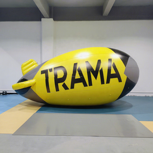 Globo <span class=keywords><strong>Dirigible</strong></span> Publicitario Personalizado de 5m para Exteriores, Globo Inflable de Helio, Zeppelin, <span class=keywords><strong>Dirigible</strong></span> Inflable para Promoción - Product Image 1