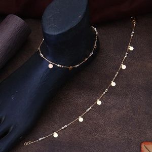 Chaîne de cheville délicate et élégante, bijou de mode raffiné, accessoire tendance pour le pied, cadeau stylé - Product Image 2