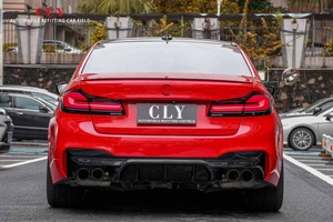 Kit carrosserie M5 authentique <span class=keywords><strong>YOUKISS</strong></span> neuf 2017-2021 pour Série 5 G30/G38 Facelift : pare-chocs avant/arrière, ailes, capot, jupes latérales - Product Image 5