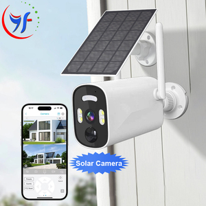 กล้องพลังงานแสงอาทิตย์ V380 เลนส์คู่ 4MP VCS03-4G CCTV LTE ซิมการ์ด 4G IP PTZ กล้องเลนส์คู่ BP8 กล้องพลังงานแสงอาทิตย์แบบใช้พลังงานแสงอาทิตย์ได้นาน - Product Image 3