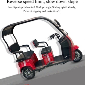 Nouveau scooter de mobilité avec abri, siège double rangée, tricycle électrique pour passager et transport de marchandises, tricycle électrique pour adultes - Product Image 4