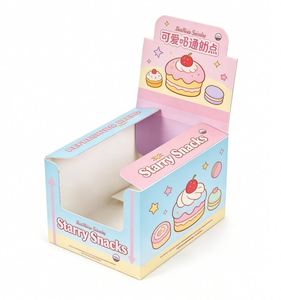 Custom Printed Recyclable Counter Perfume Candy Chocolate <b>Bar</b> <b>Shelf</b> Ready Packaging Display Boxes Cardboard Insert Matt - Product Image 2