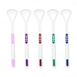 Amazon Wholesale Suppliers Bulk Kids Silicon Scraper Dental Oral Tongue Cleaners