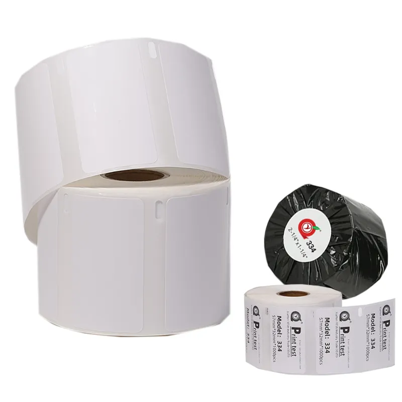 Wholesale 30334 Us Dymo Thermal Compatible Label Strong Adhesive Price Tags 1000 Stickers Per Roll For Sticker Printing Machine