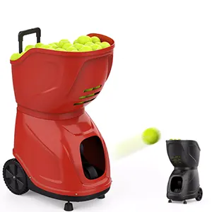 Máquina automática para servir pelotas de tenis, lanzador de pelotas de tenis ajustable, aplicación ligera, Control remoto, máquina para servir Pickleball