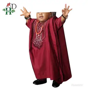H D African Children Clothing Dashiki Traditional Clothes For Kids Shirt Pant 3 Pieces Set Suits