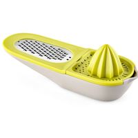 Presse-agrumes créatif multifonctionnel 2-en-1 Gadget de cuisine Presse-agrumes au citron Fruit au melon Râpe à fil