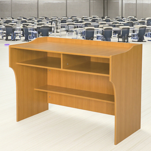 Индивидуальный деревянный речевой лекционный стол, художественная школьная мебель, учительский стол для обучения или чтения в библиотеке - Product Image 5