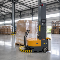 Enrouleur de film étirable autopropulsé à commande PLC de haute qualité pour l'emballage et le transport de marchandises en gros