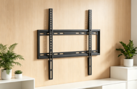 Support mural fixe pour téléviseur robuste, compatible avec les téléviseurs LED LCD OLED intelligents de 32 à 55 pouces, support de télévision en métal robuste pour téléviseurs à écran plat