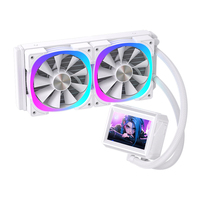 Refroidisseur de processeur à eau ARGB 240 mm de style 2026, refroidisseur liquide avec écran d'affichage vidéo DIY de 4,0 pouces pour PC, prix d'usine