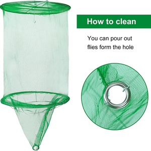 กับดักแมลงวันกลางแจ้งแบบใช้แล้วทิ้ง, กล่องดักแมลงวันแบบแขวนกลางแจ้ง, เครื่องดักจับและกำจัดแมลงวันสำหรับฟาร์ม/สวนผลไม้ - Product Image 4