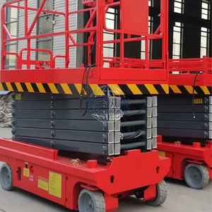 <span class=keywords><strong>CE</strong></span> ISO Zelfrijdende Schaarhoogwerker Eénpersoonslift Hydraulische Lift Mobiele Schaarhoogwerker voor Huishoudelijke Reiniging - Product Image 3