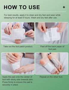 MQ 10 pièces/boîte Patch vert détox pour améliorer la qualité du sommeil/soulagement de l'inconfort physique pour les insomniaques/les personnes froides - Product Image 5