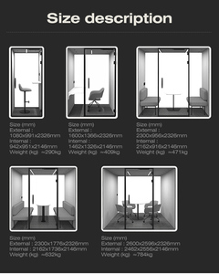 <span class=keywords><strong>Cabine</strong></span> <span class=keywords><strong>Acoustique</strong></span> Portable, Pod de Bureau Insonorisé, Cabines Téléphoniques Insonorisées, Cabines de Réunion Insonorisées, <span class=keywords><strong>Cabine</strong></span> de <span class=keywords><strong>Studio</strong></span> d'Enregistrement pour l'Apprentissage - Product Image 6